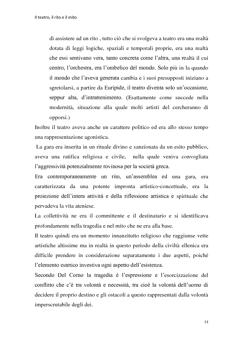 Anteprima della tesi: Rapporti tra teatralità e ritualità con particolare riferimento a Bartabas, Pagina 15