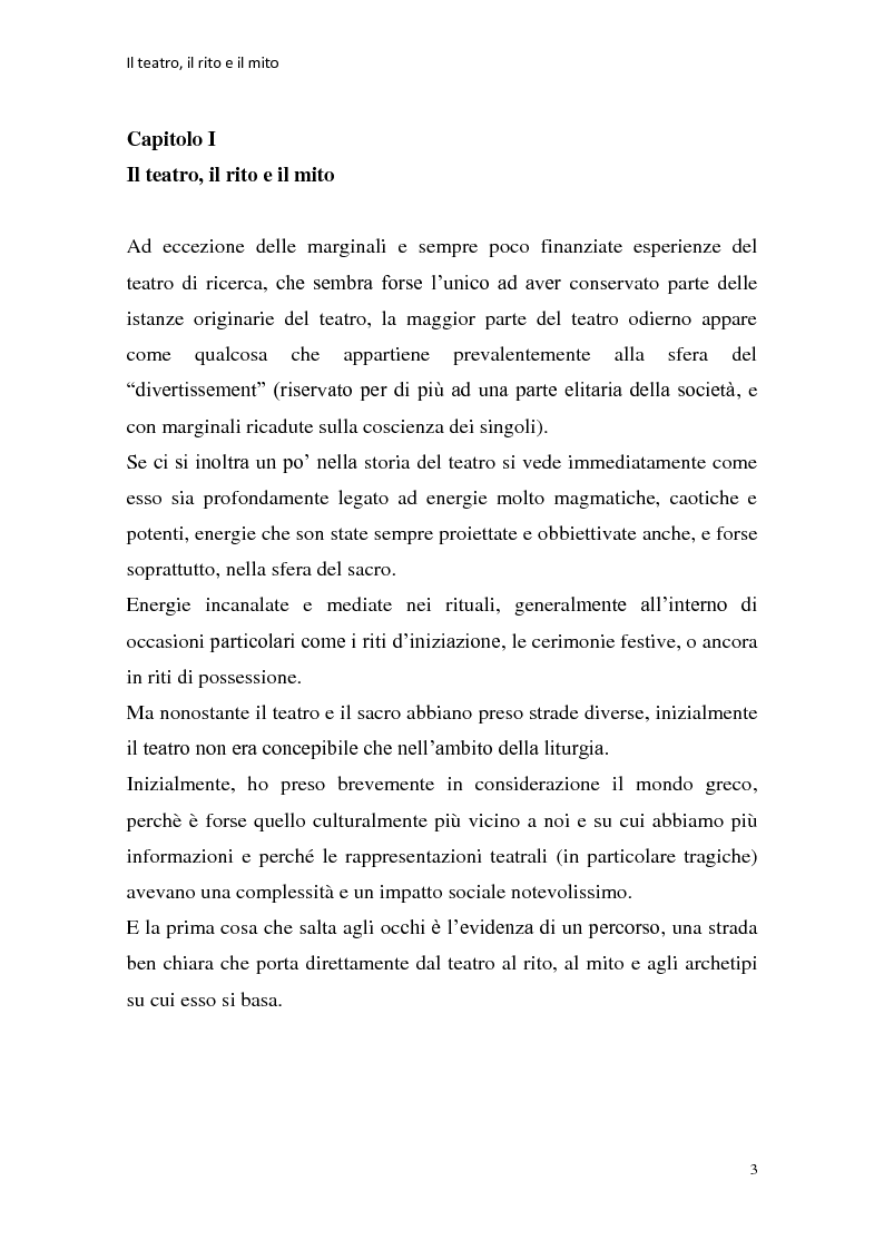 Anteprima della tesi: Rapporti tra teatralità e ritualità con particolare riferimento a Bartabas, Pagina 4