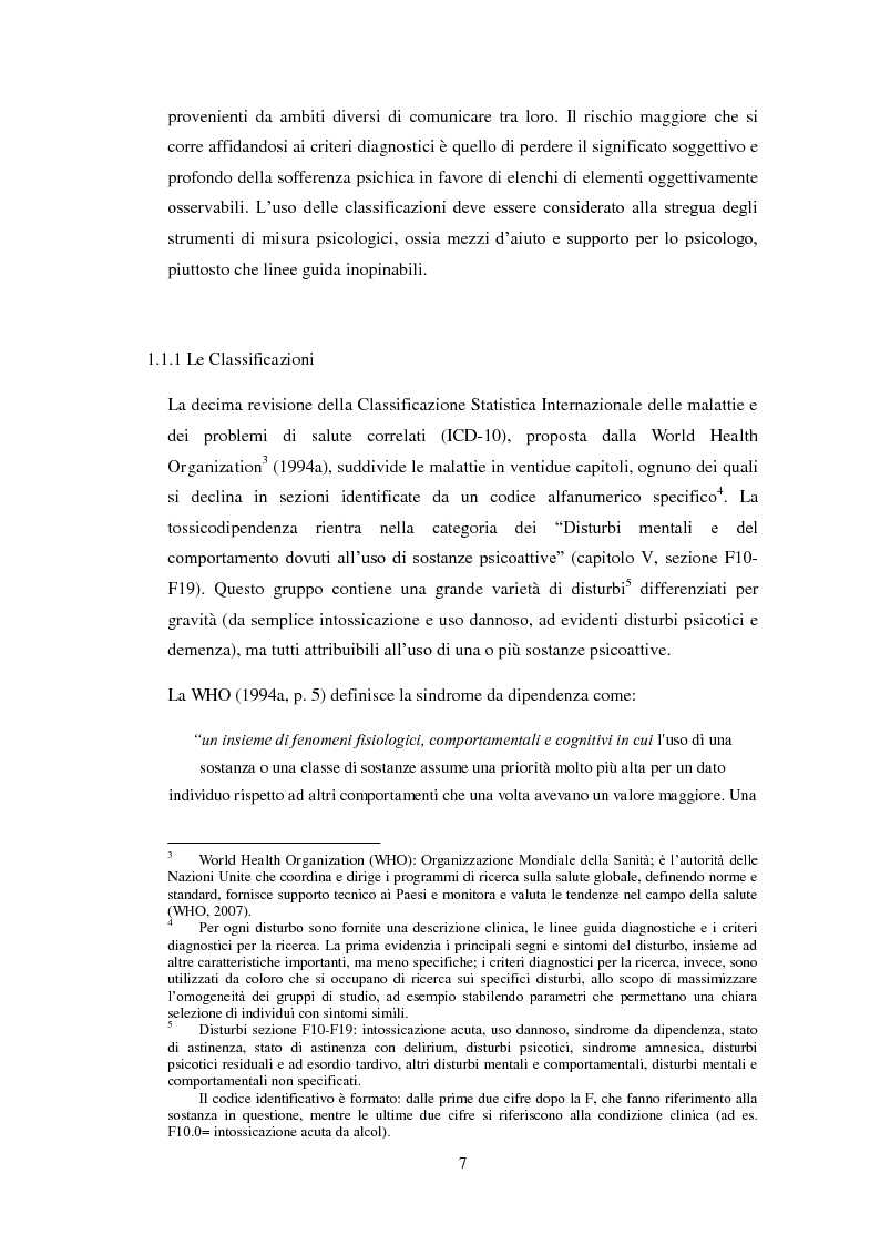 Anteprima della tesi: Uscire dal tunnel: il percorso terapeutico delle comunità per tossicodipendenti, Pagina 5