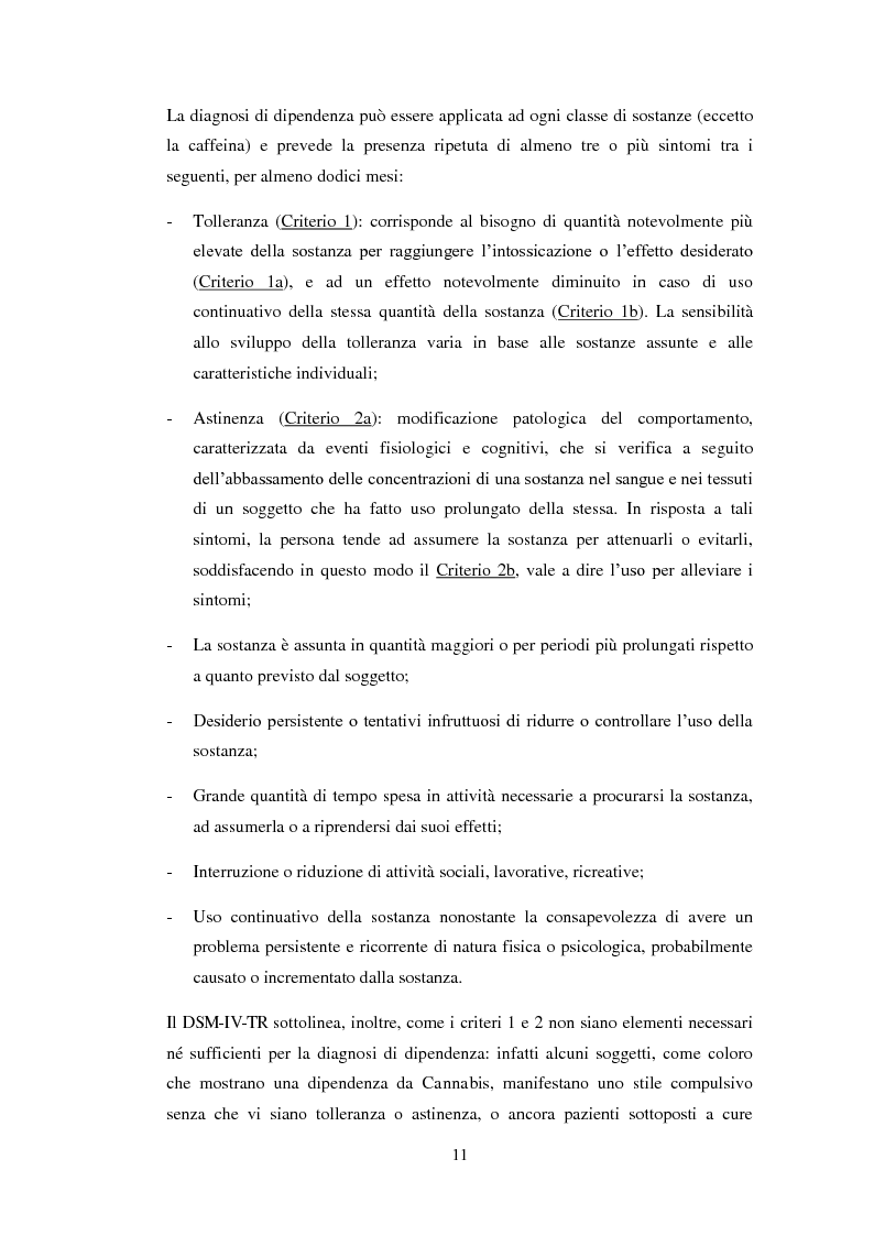 Anteprima della tesi: Uscire dal tunnel: il percorso terapeutico delle comunità per tossicodipendenti, Pagina 9