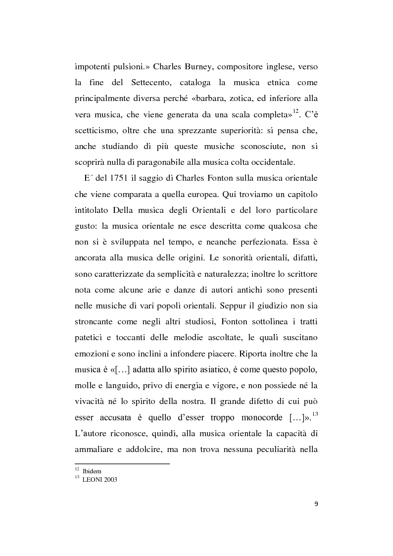 Anteprima della tesi: L'Altro in Musica, contaminazioni e influenze nella musica occidentale dal Novecento ad oggi, Pagina 10