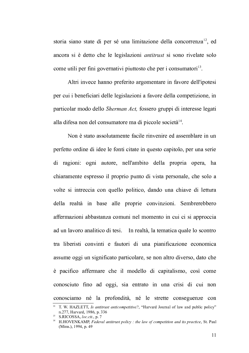 Anteprima della tesi: Antitrust Private Enforcement: Stati Uniti e Unione Europea a confronto, Pagina 12