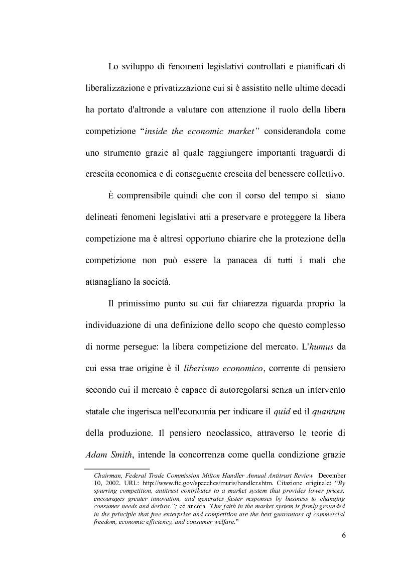 Anteprima della tesi: Antitrust Private Enforcement: Stati Uniti e Unione Europea a confronto, Pagina 7
