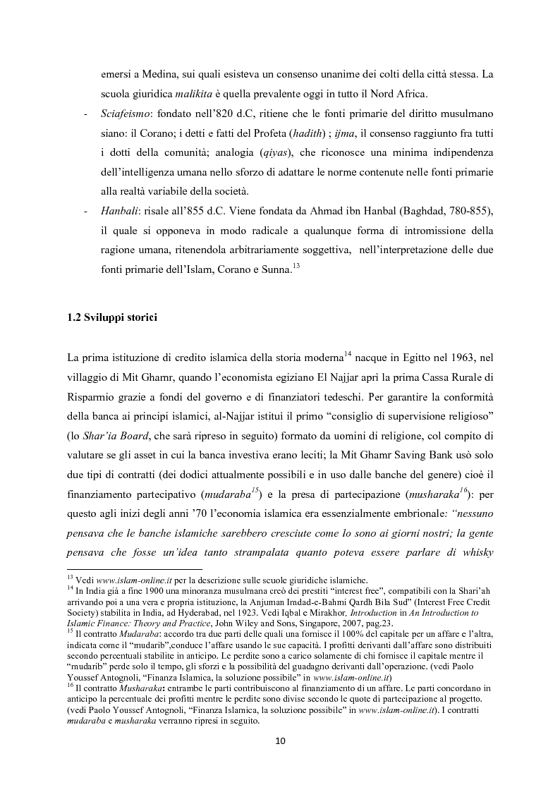 Anteprima della tesi: Finanza islamica: le peculiarità dei fondi islamici; il caso BNP Asset Management., Pagina 9