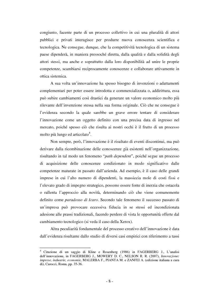 Anteprima della tesi: Il ruolo dei fondi pubblici nel finanziamento all'innovazione. Il caso della E++ S.r.l., Pagina 7