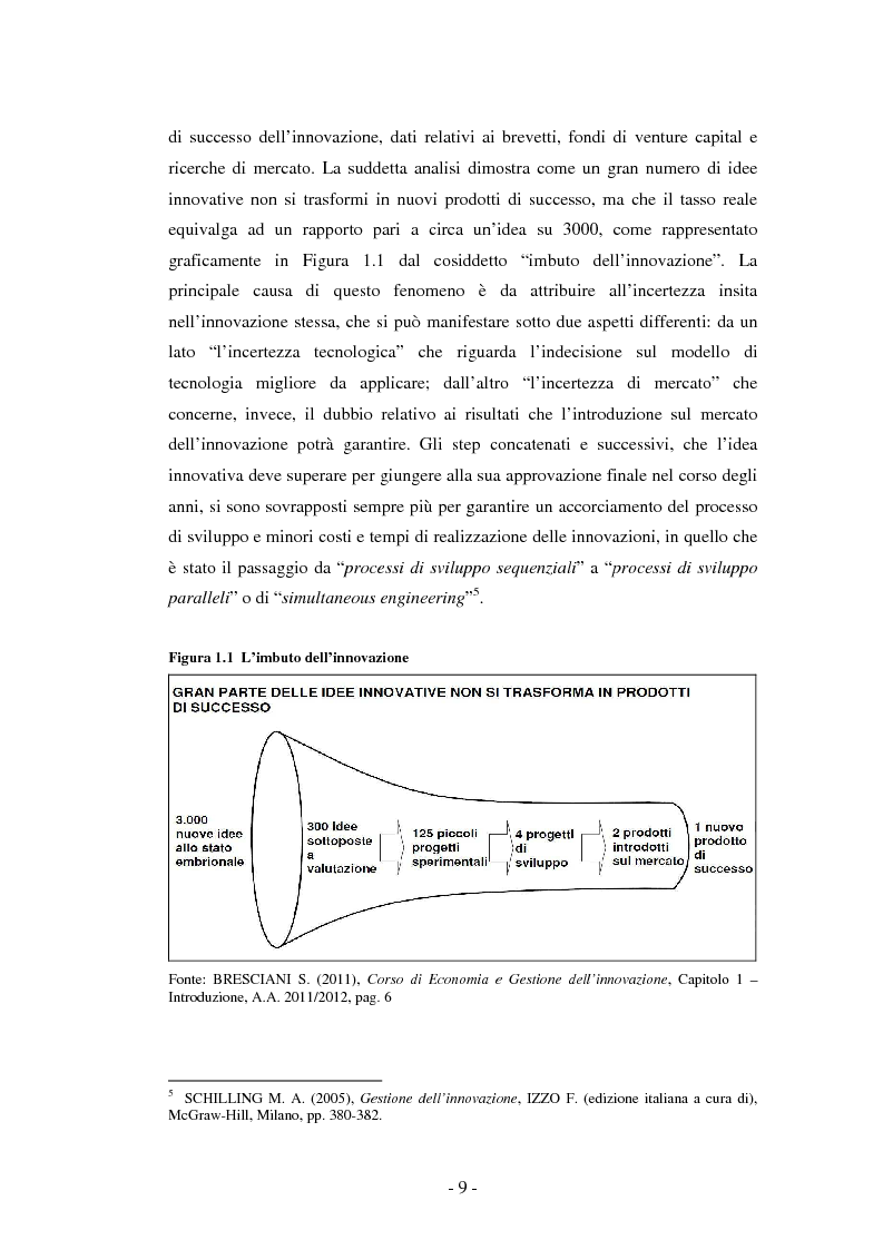 Anteprima della tesi: Il ruolo dei fondi pubblici nel finanziamento all'innovazione. Il caso della E++ S.r.l., Pagina 8