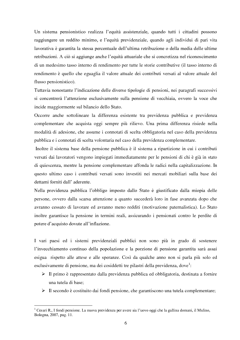 Anteprima della tesi: Sistemi previdenziali: Svezia e Italia a confronto in una prospettiva di equità, trasparenza e sostenibilità, Pagina 5