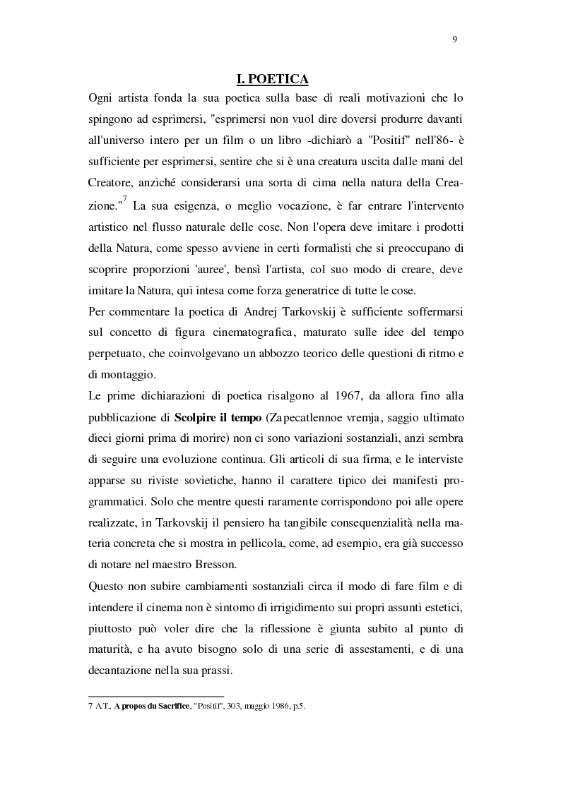 Anteprima della tesi: Il Cinema di Andrej Tarkovskij, Pagina 6