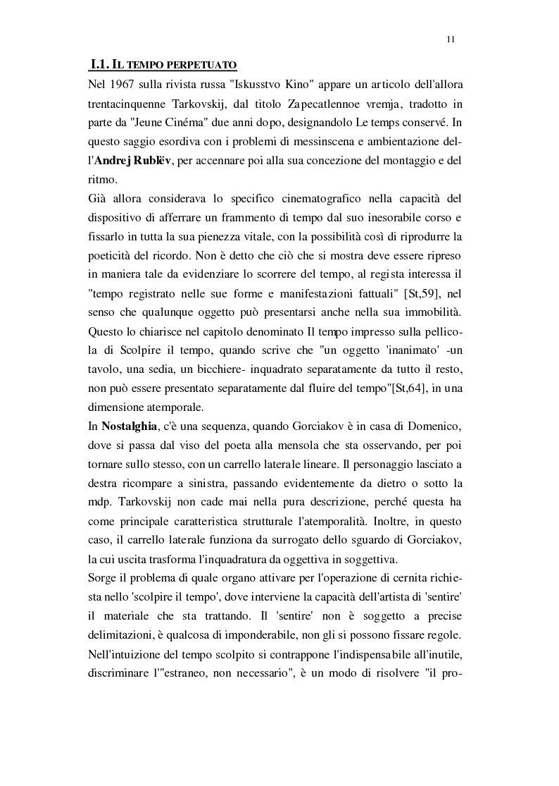 Anteprima della tesi: Il Cinema di Andrej Tarkovskij, Pagina 8