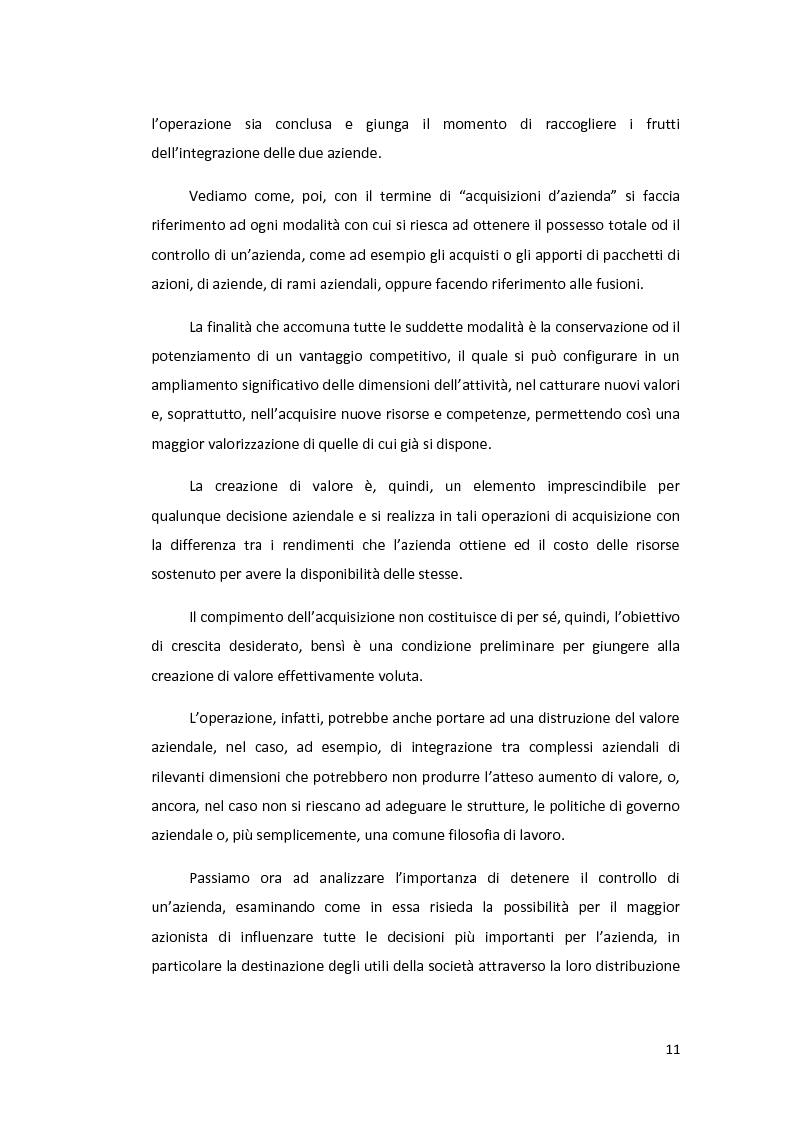 Anteprima della tesi: L’utilizzo della leva finanziaria nelle operazioni di cambio di controllo di società quotate., Pagina 9