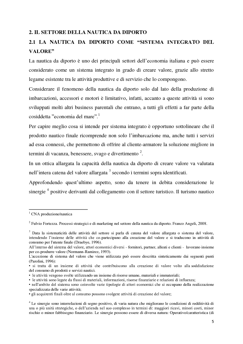 Anteprima della tesi: Il settore della nautica e la crisi. Il caso del riposizionamento competitivo di General s.r.l., Pagina 4