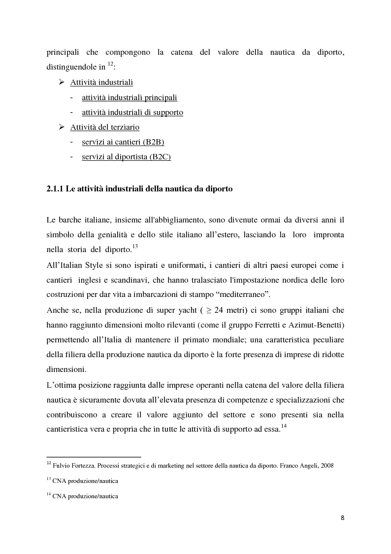 Anteprima della tesi: Il settore della nautica e la crisi. Il caso del riposizionamento competitivo di General s.r.l., Pagina 7