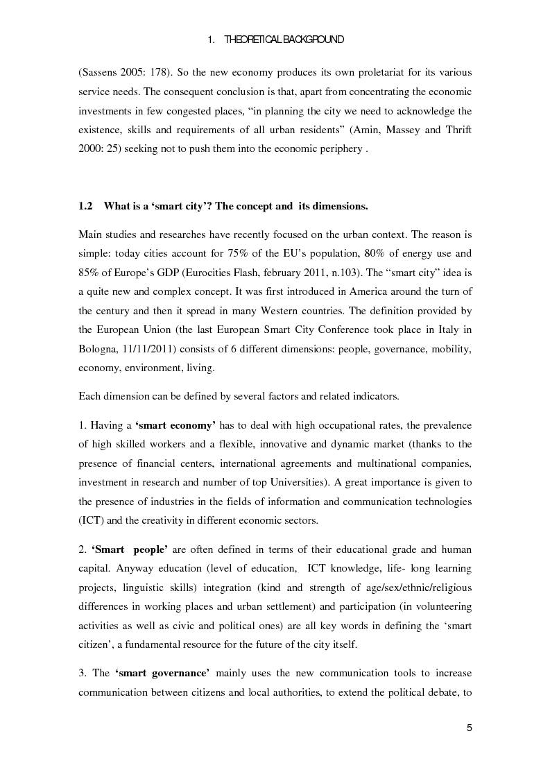 Anteprima della tesi: How the "smart city" model matches equity issues. A comparative study of Stcokholm and Torino., Pagina 10
