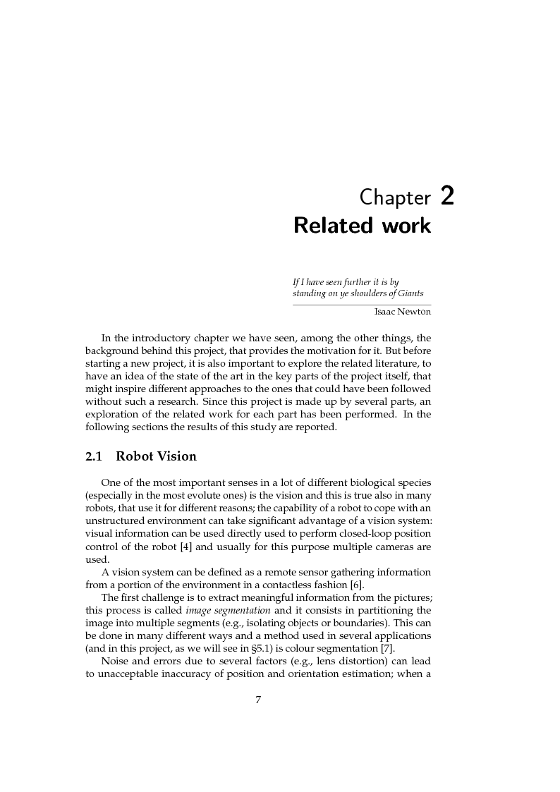 Anteprima della tesi: Vision-based Control of an Industrial Robot Arm, Pagina 7