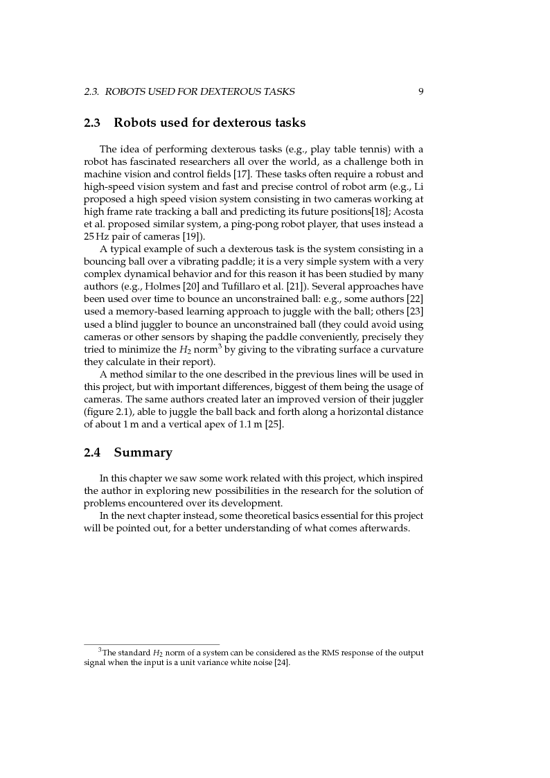 Anteprima della tesi: Vision-based Control of an Industrial Robot Arm, Pagina 9