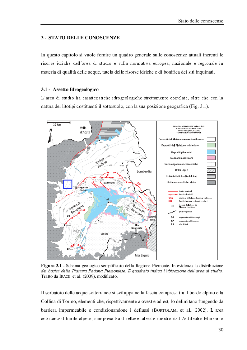 Anteprima della tesi: Studio geologico-ambientale del settore della provincia di Torino compreso tra il Fiume Dora Riparia e i torrenti Ceronda e Casternone, Pagina 8