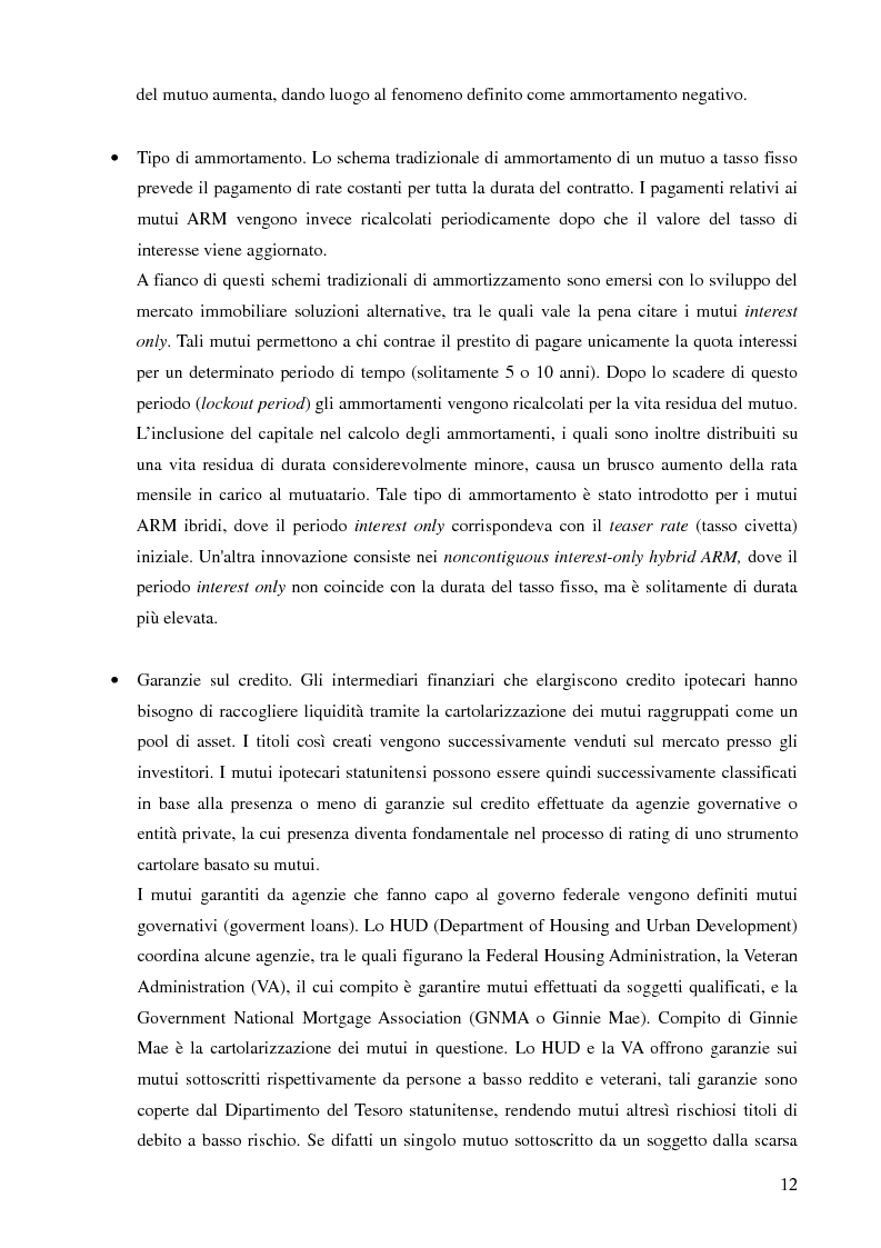 Anteprima della tesi: Mutui sub-prime e cartolarizzazione nella crisi finanziaria del 2007, Pagina 11