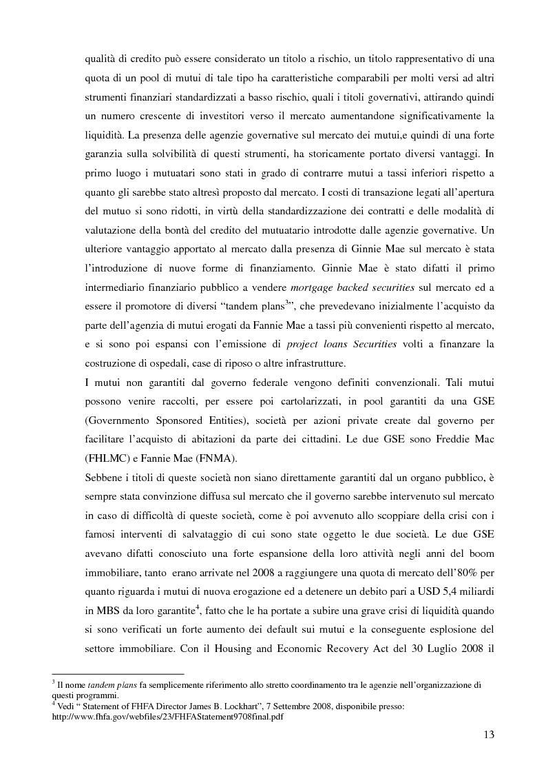 Anteprima della tesi: Mutui sub-prime e cartolarizzazione nella crisi finanziaria del 2007, Pagina 12