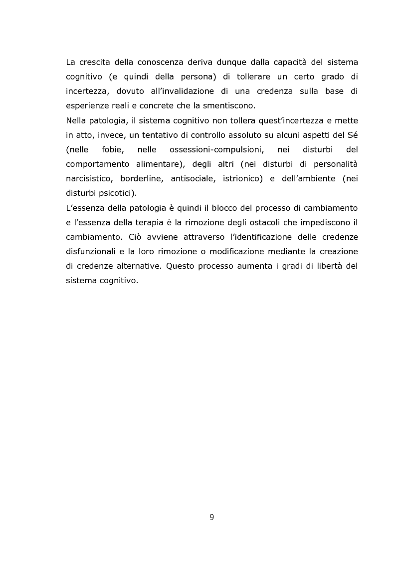 Anteprima della tesi: Teorie psicologiche ingenue sull'agorafobia nei forum on-line, Pagina 10