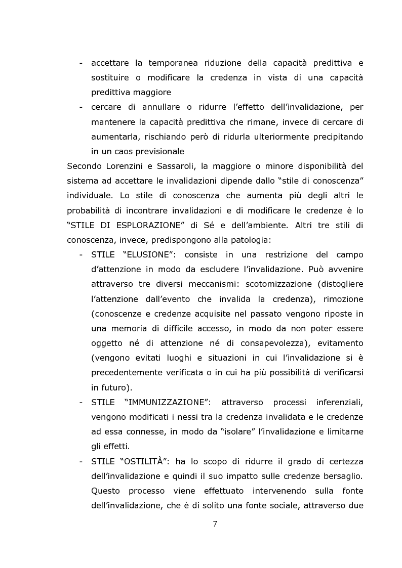 Anteprima della tesi: Teorie psicologiche ingenue sull'agorafobia nei forum on-line, Pagina 8