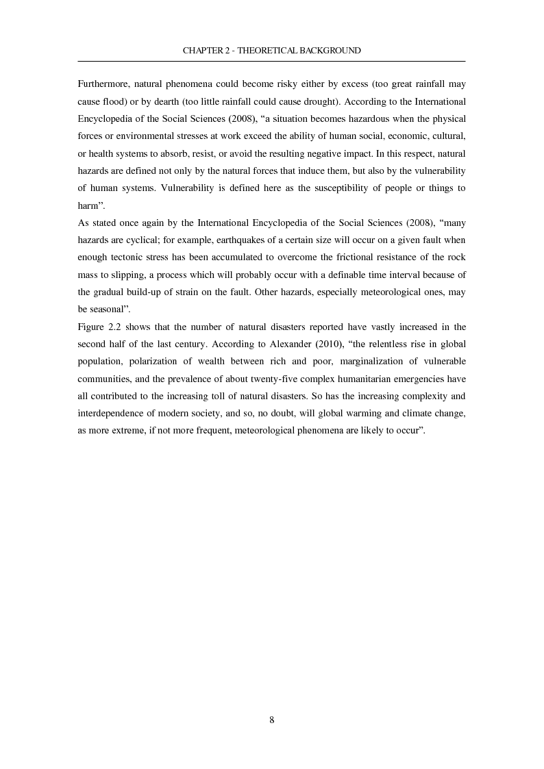 Anteprima della tesi: The Seismic Risk in a Mega-City. Emergency planning in Istanbul, Pagina 9
