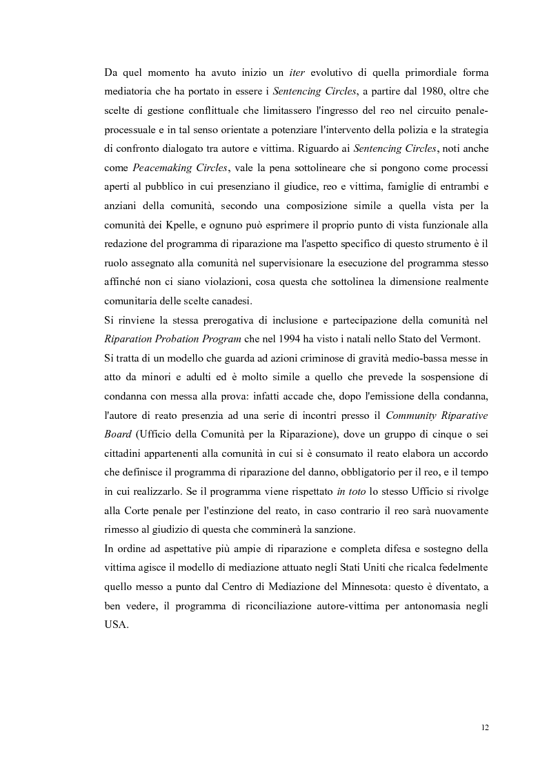 Anteprima della tesi: Ripensare Riparando. Riflessione sulla dimensione psicologica della mediazione penale., Pagina 9