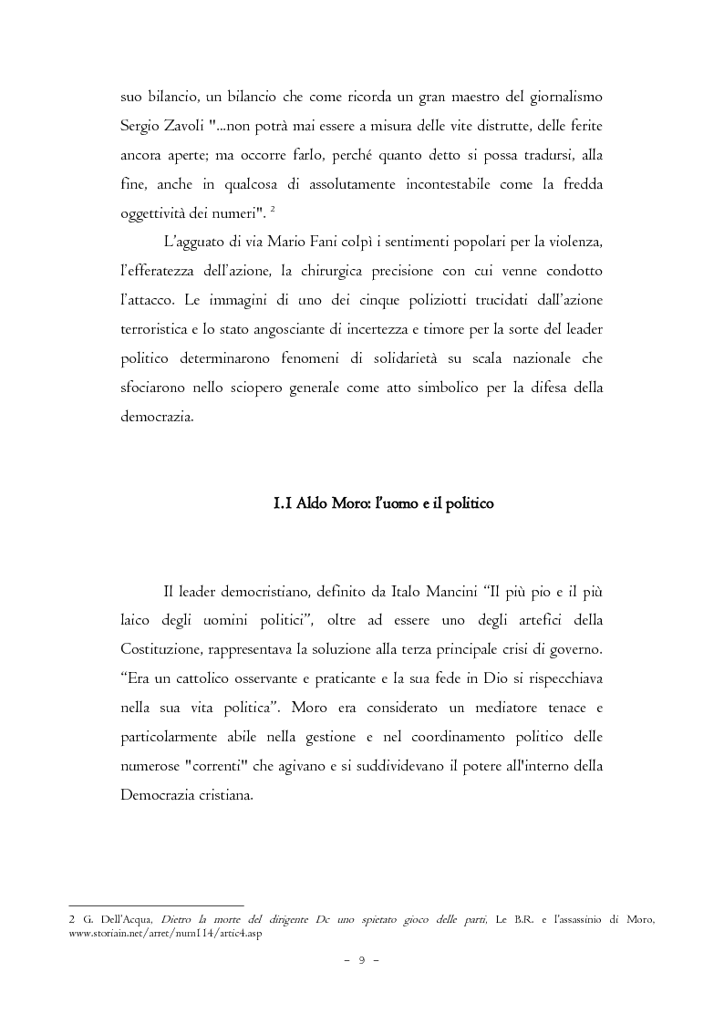 Anteprima della tesi: Il caso Moro e gli intellettuali, Pagina 9