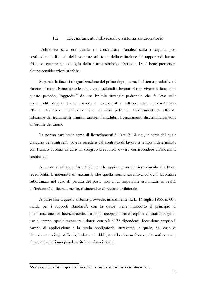Anteprima della tesi: La ricerca della flessibilità. Competitività e tutele nel mercato globale, Pagina 7