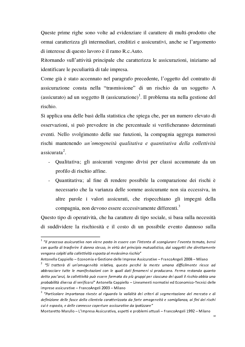 Anteprima della tesi: Le Polizze RCAuto; Profili di rischio e analisi del fenomeno della fraudolenza, Pagina 7