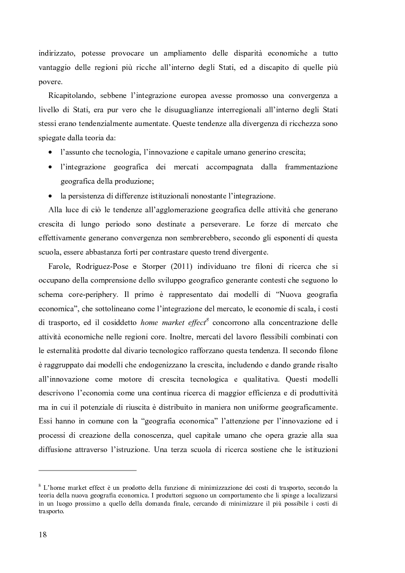 Anteprima della tesi: Valutare la politica di coesione dell'UE: l'approccio quantitativo dei modelli macroeconomici, Pagina 11