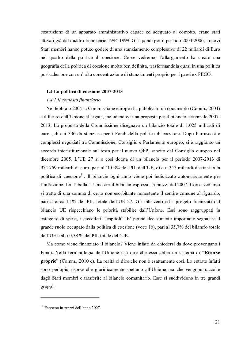 Anteprima della tesi: Valutare la politica di coesione dell'UE: l'approccio quantitativo dei modelli macroeconomici, Pagina 14