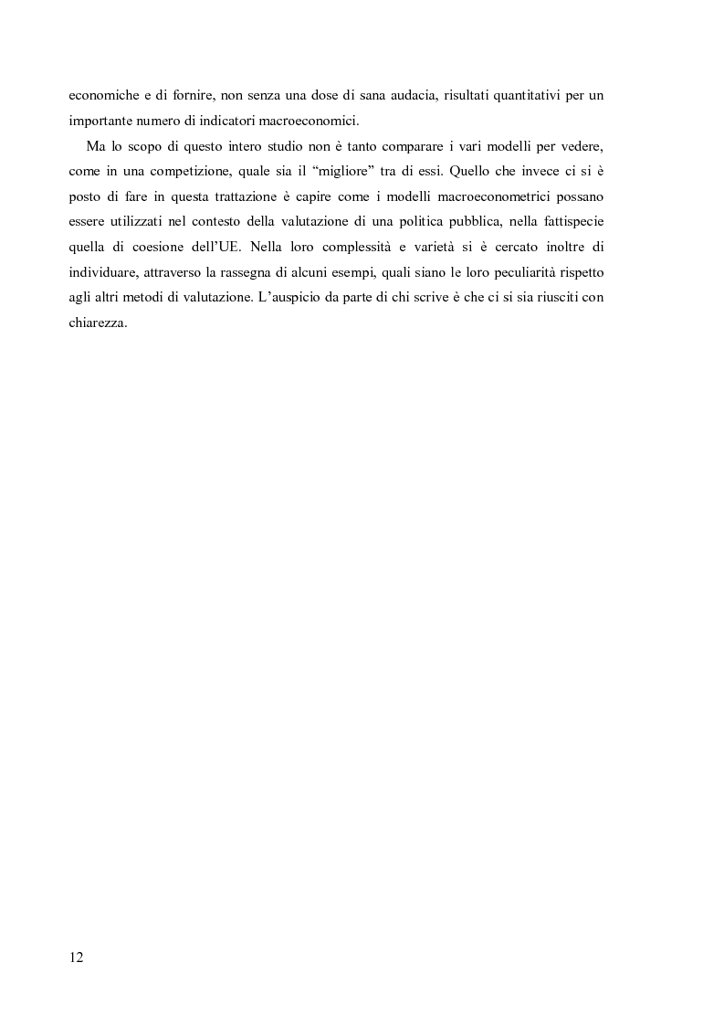 Anteprima della tesi: Valutare la politica di coesione dell'UE: l'approccio quantitativo dei modelli macroeconomici, Pagina 5