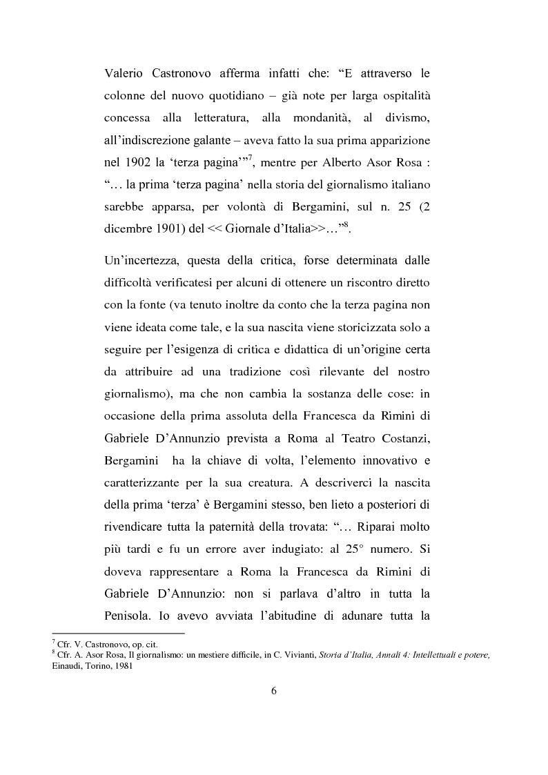 Anteprima della tesi: La Terza Pagina, Pagina 6
