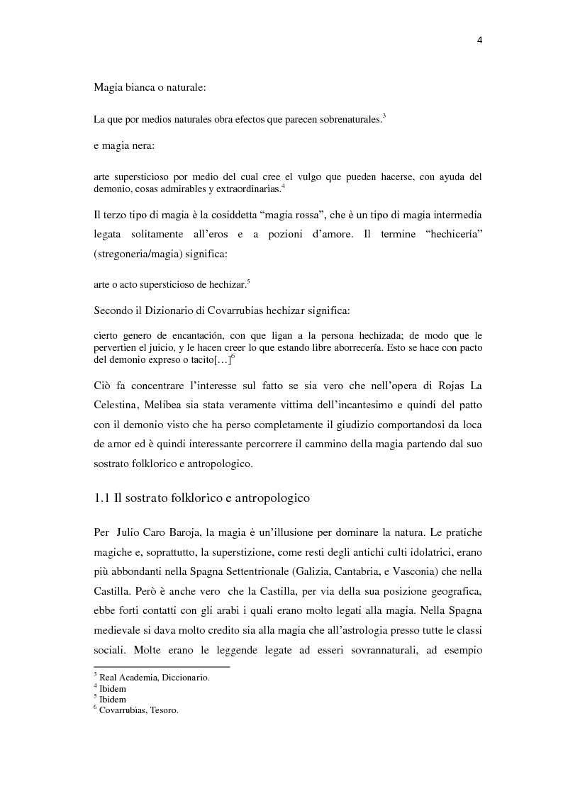 Anteprima della tesi: ''Y todo era burla y mentira''; la magia di Celestina tra Fernando de Rojas e Feliciano de Silva, Pagina 4