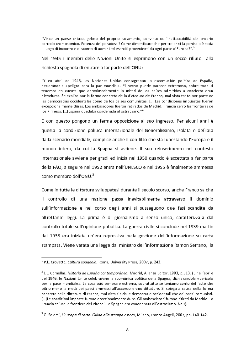 Anteprima della tesi: Linee editoriali a confronto. La Spagna di Zapatero tra ''El Paìs'' e ''la Repubblica'', Pagina 7
