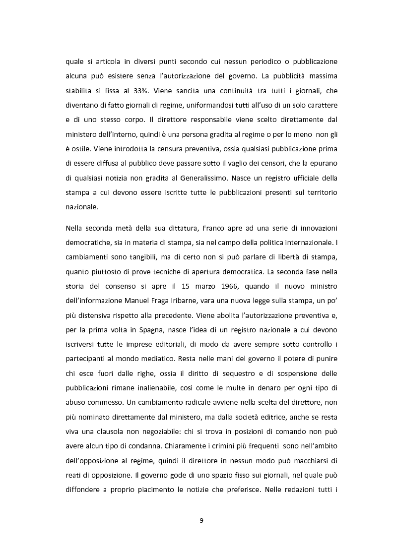 Anteprima della tesi: Linee editoriali a confronto. La Spagna di Zapatero tra ''El Paìs'' e ''la Repubblica'', Pagina 8