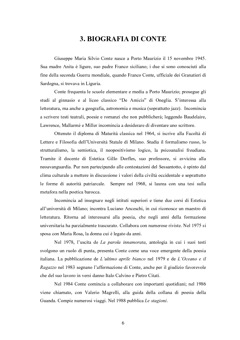 Anteprima della tesi: Profilo critico di Giuseppe Conte, Pagina 5