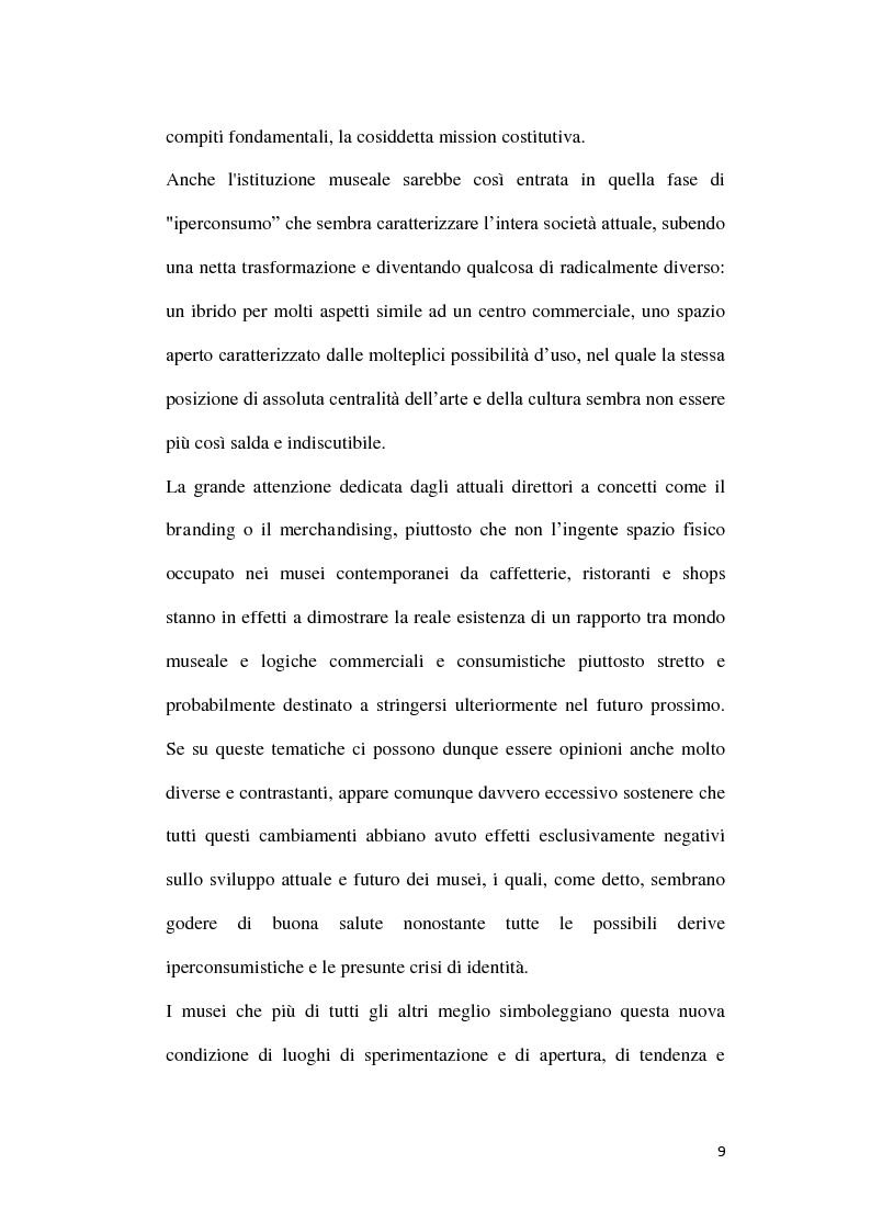 Anteprima della tesi: La comunicazione web dei musei di arte contemporanea, Pagina 10