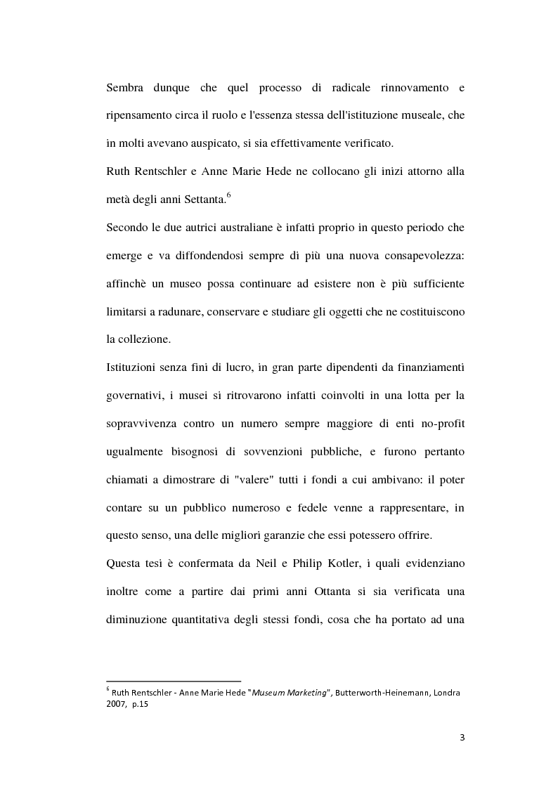 Anteprima della tesi: La comunicazione web dei musei di arte contemporanea, Pagina 4