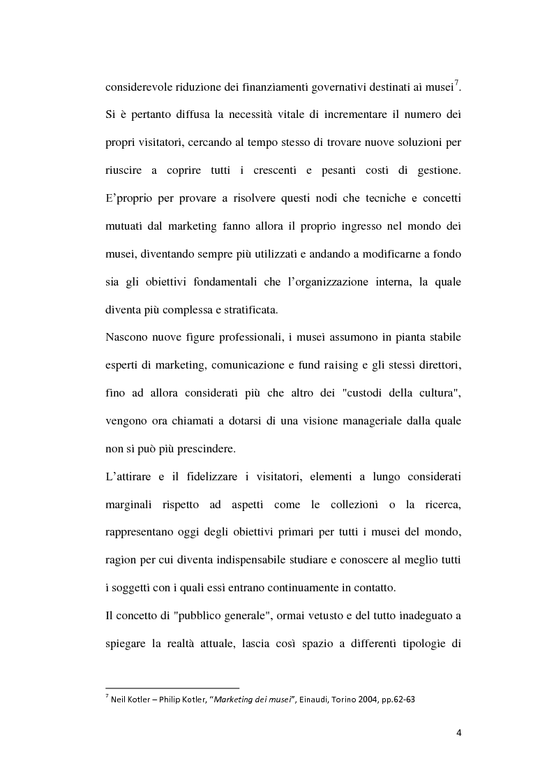Anteprima della tesi: La comunicazione web dei musei di arte contemporanea, Pagina 5