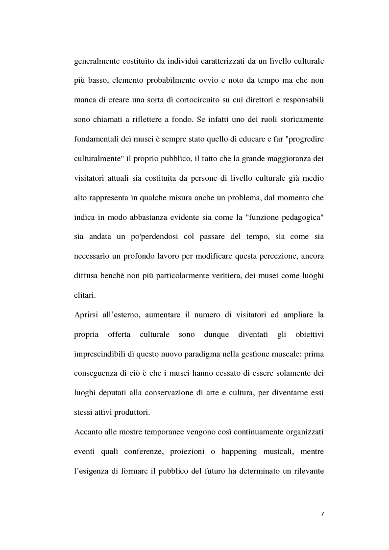 Anteprima della tesi: La comunicazione web dei musei di arte contemporanea, Pagina 8