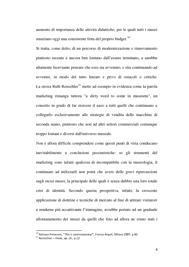 Anteprima della tesi: La comunicazione web dei musei di arte contemporanea, Pagina 9