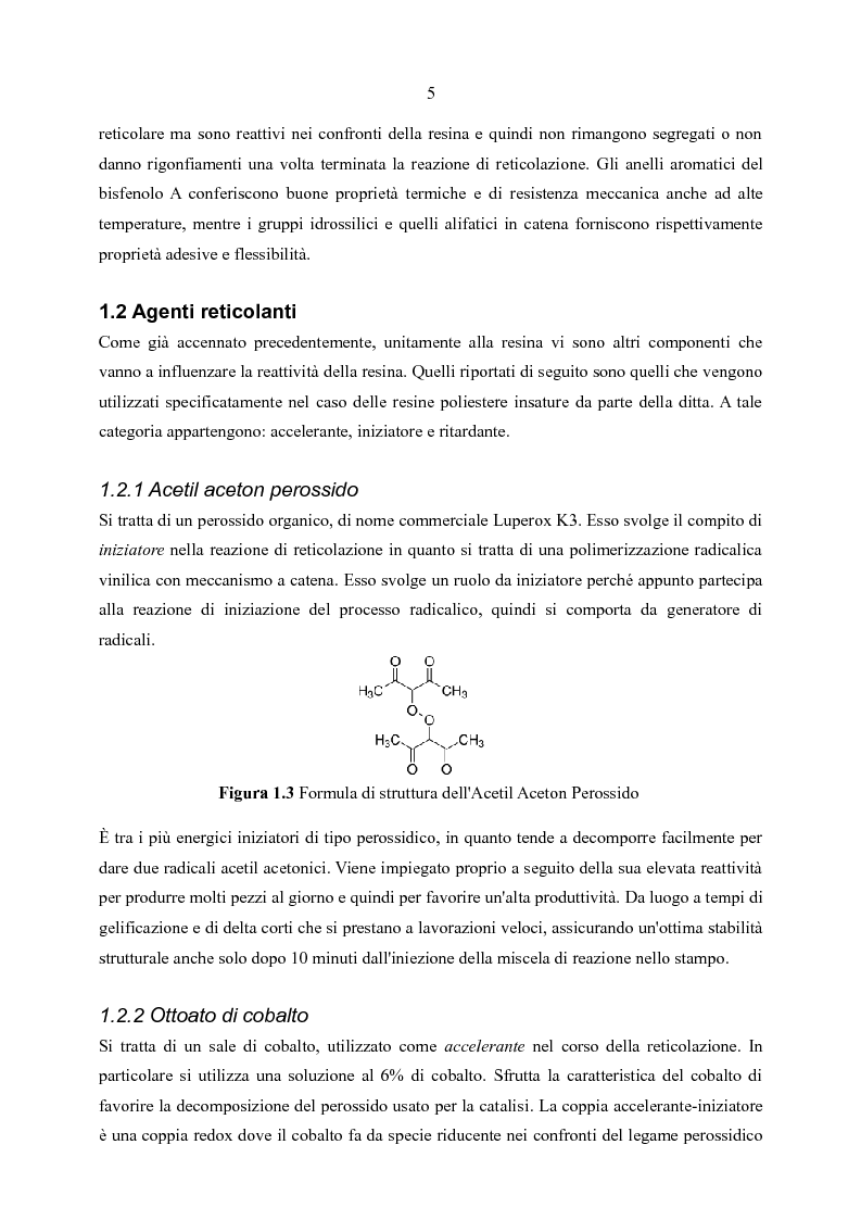 Anteprima della tesi: Studio del processo produttivo di materiali compositi per il settore automobilistico. Messa a punto della strumentazione e dei metodi per il controllo qualità nella produzione di materiali compositi, Pagina 6