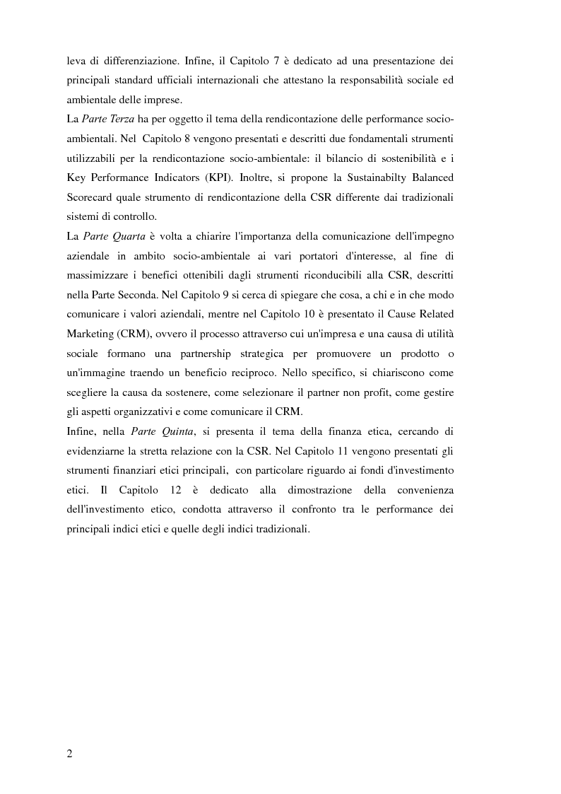 Anteprima della tesi: Business Ethics: creare valore sostenibile e condiviso attraverso la Corporate Social Responsibility, Pagina 3