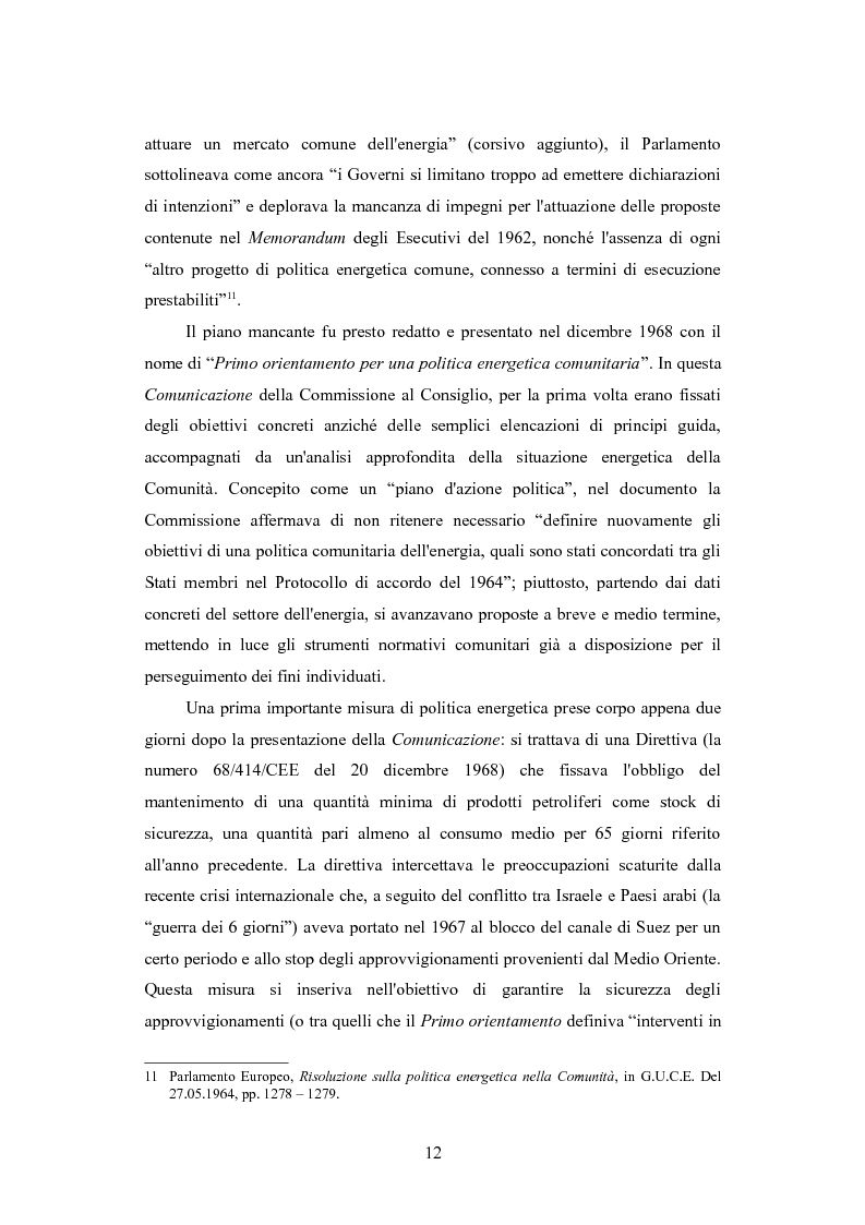 Anteprima della tesi: Le politiche per l'energia dell'Unione europea e le relazioni con l'area del Mar Caspio, 1989-1999., Pagina 11