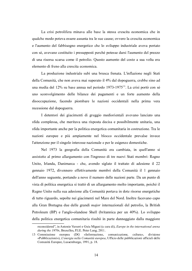 Anteprima della tesi: Le politiche per l'energia dell'Unione europea e le relazioni con l'area del Mar Caspio, 1989-1999., Pagina 13