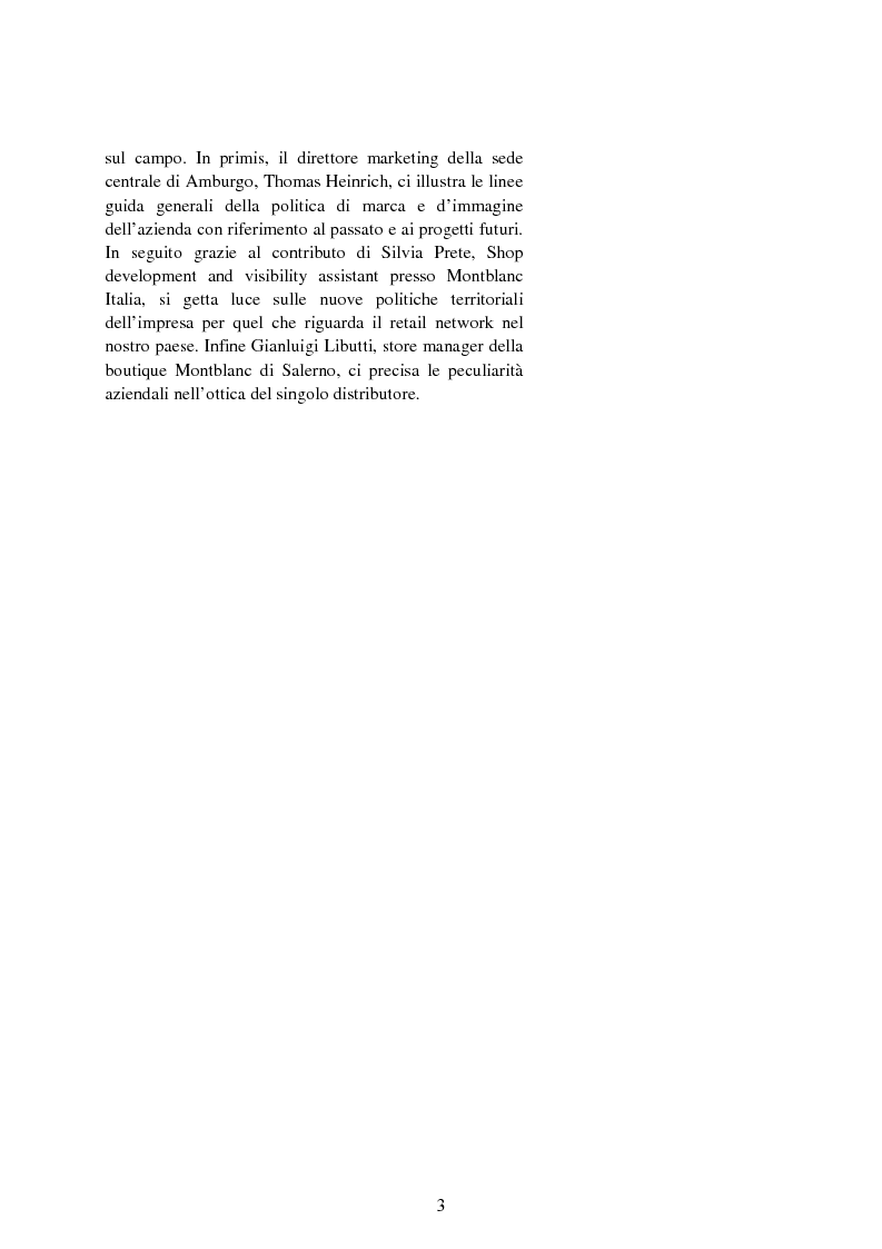 Anteprima della tesi: Il valore strategico della marca nel retail. Il caso Montblanc, Pagina 4