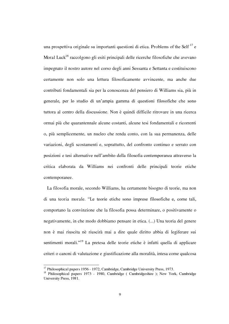 Anteprima della tesi: La concezione della morale di Bernard Williams; con un saggio di traduzione da “Morality”, 1972, Pagina 10