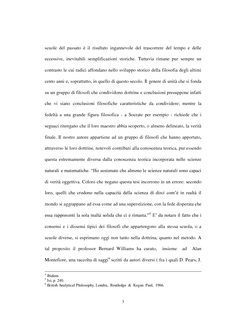 Anteprima della tesi: La concezione della morale di Bernard Williams; con un saggio di traduzione da “Morality”, 1972, Pagina 4