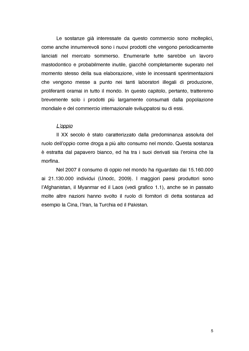 Anteprima della tesi: Overdose da Proibizionismo: un'analisi economica del mercato delle sostanze stupefacenti, Pagina 6
